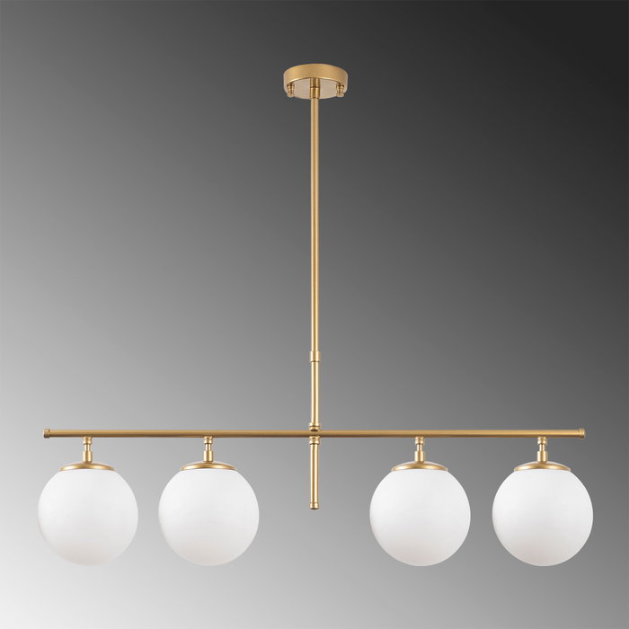 Opviq Roe - 10780 Lámpara de araña Oro brillante con altura ajustable